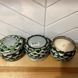❣️Soap & Paper Factory Roland Pine 3 Oz Tin Perfumed Soy Candle lot of 3- read